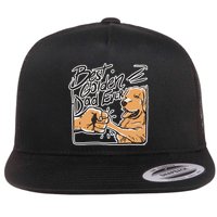 Best Golden Dad Ever Flatbill Hat