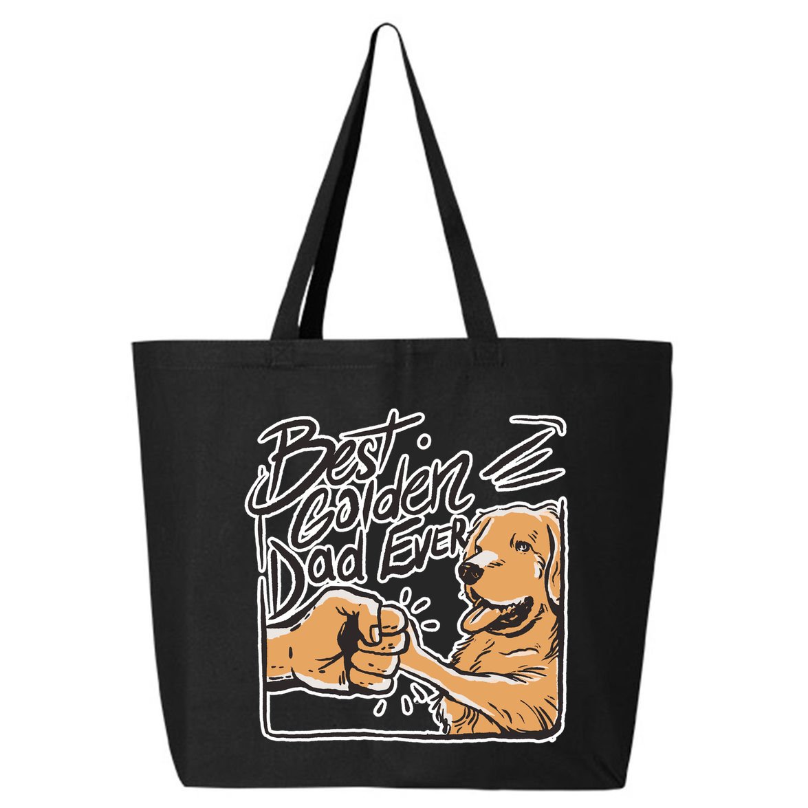 Best Golden Dad Ever 25L Jumbo Tote