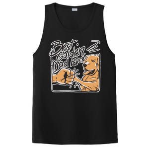 Best Golden Dad Ever PosiCharge Competitor Tank