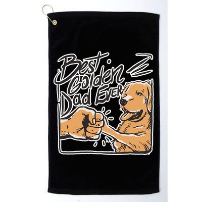 Best Golden Dad Ever Golf Towel