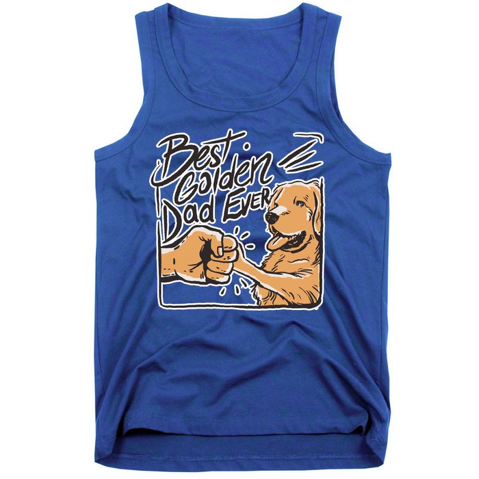 Best Golden Dad Ever Tank Top