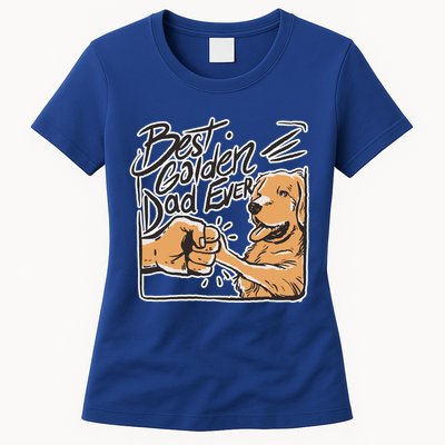 Best Golden Dad Ever Womens T-Shirt