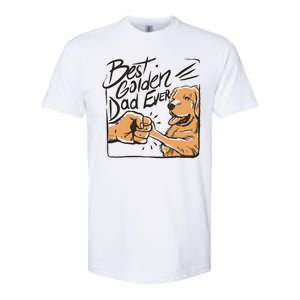 Best Golden Dad Ever Softstyle CVC T-Shirt