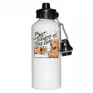 Best Golden Dad Ever Aluminum Water Bottle