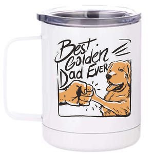 Best Golden Dad Ever 12 oz Stainless Steel Tumbler Cup