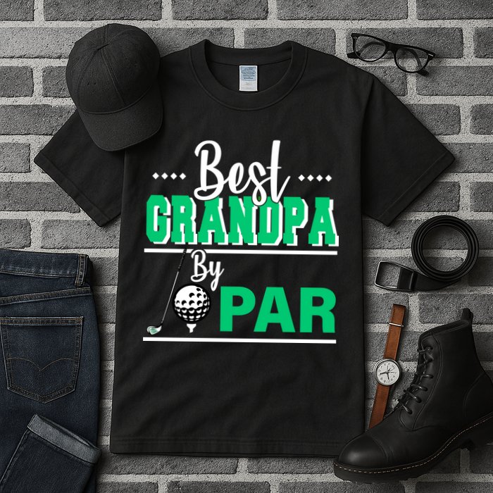 Best Grandpa By Par Tall T-Shirt