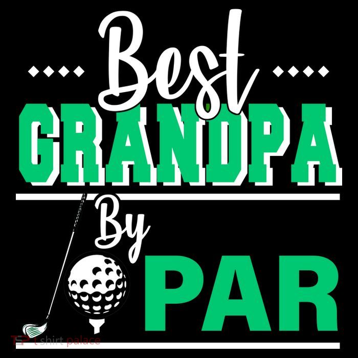 Best Grandpa By Par 7-Panel Snapback Hat