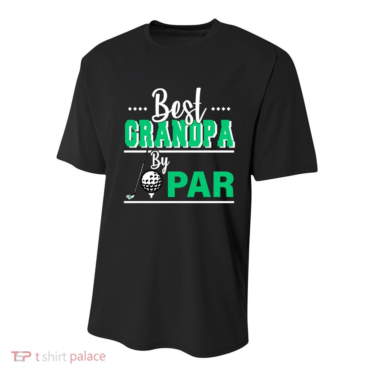 Best Grandpa By Par Youth Performance Sprint T-Shirt