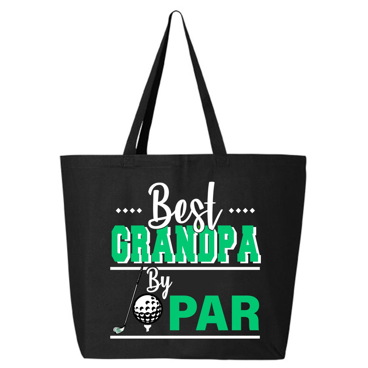 Best Grandpa By Par 25L Jumbo Tote