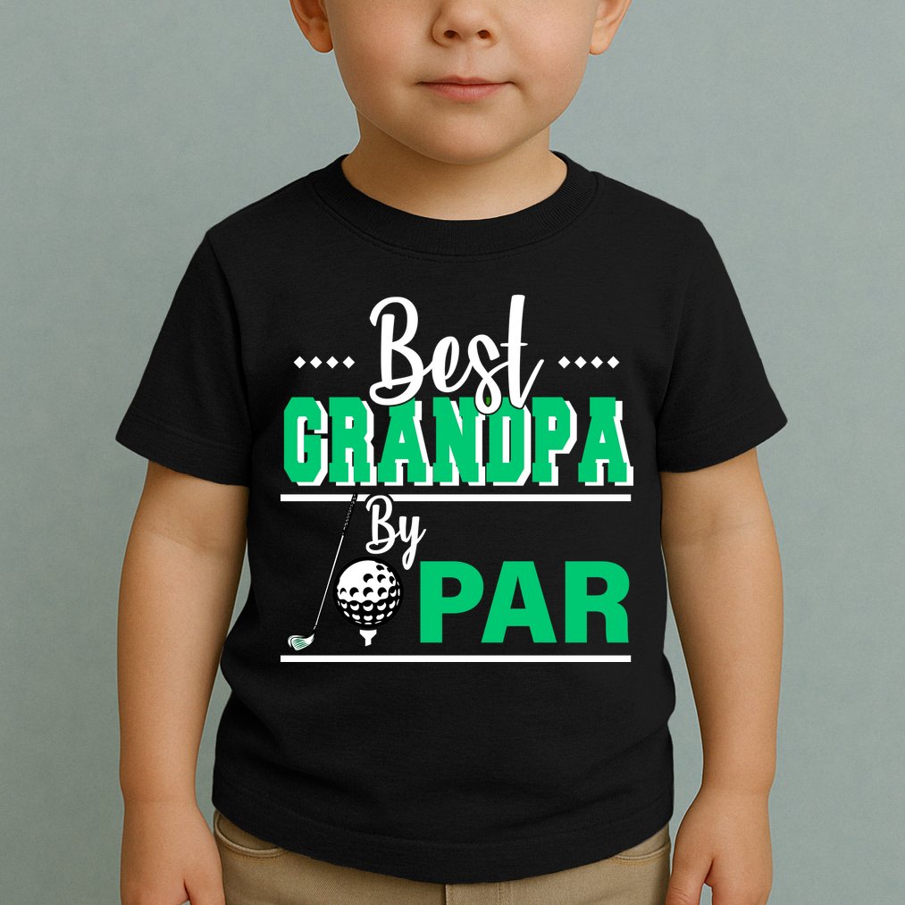 Best Grandpa By Par Toddler T-Shirt