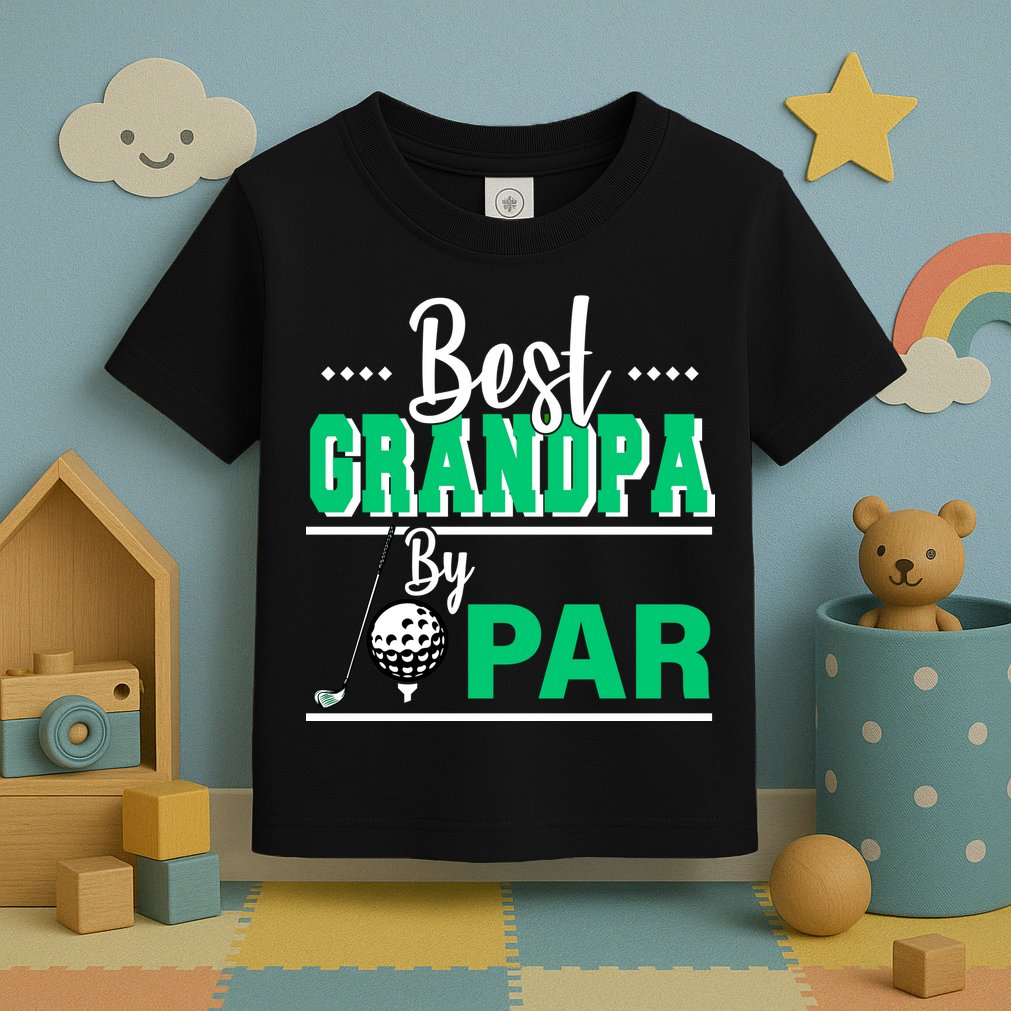 Best Grandpa By Par Toddler T-Shirt