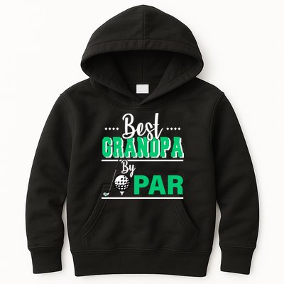 Best Grandpa By Par Kids Hoodie