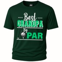 Best Grandpa By Par Cooling Performance Crew T-Shirt