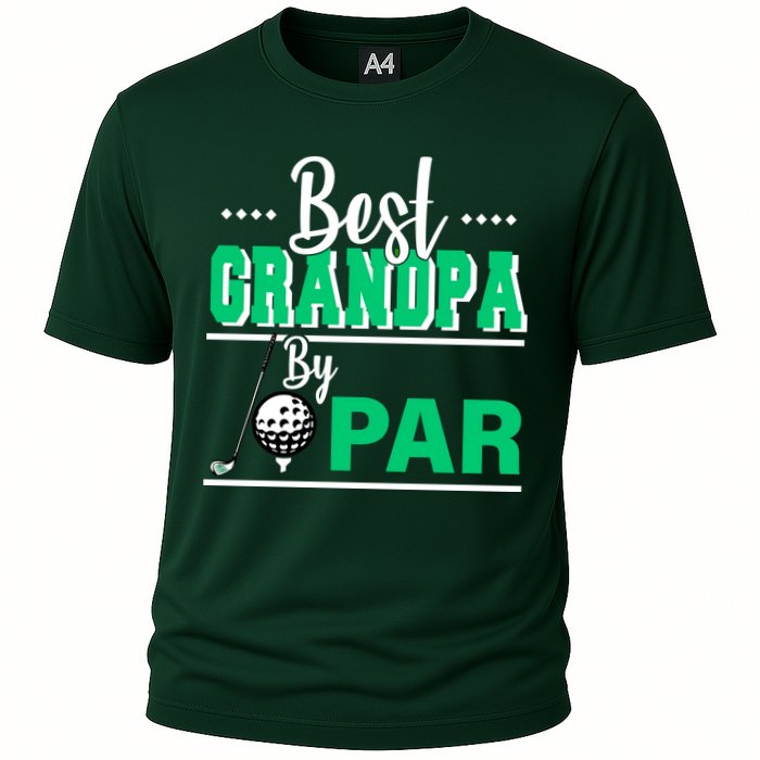 Best Grandpa By Par Cooling Performance Crew T-Shirt