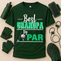 Best Grandpa By Par Cooling Performance Crew T-Shirt