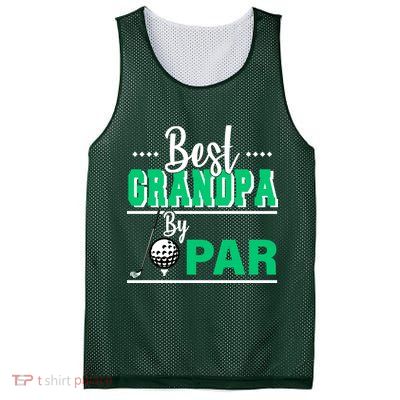 Best Grandpa By Par Mesh Reversible Basketball Jersey Tank