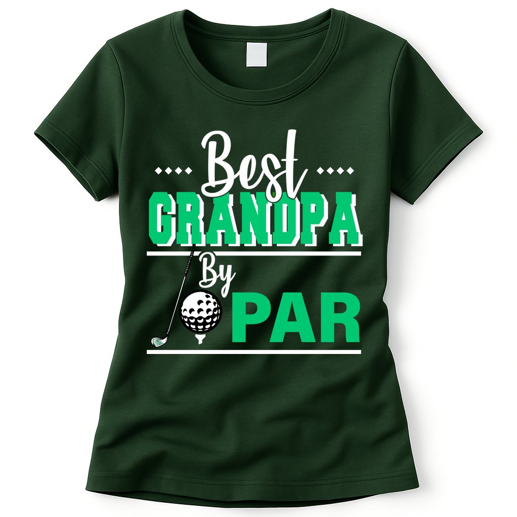 Best Grandpa By Par Womens T-Shirt