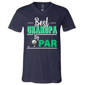 Best Grandpa By Par V-Neck T-Shirt