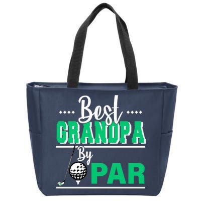 Best Grandpa By Par Zip Tote Bag