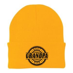 Best Grandpa Ever Knit Cap Winter Beanie