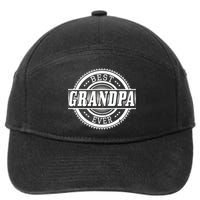 Best Grandpa Ever 7-Panel Snapback Hat