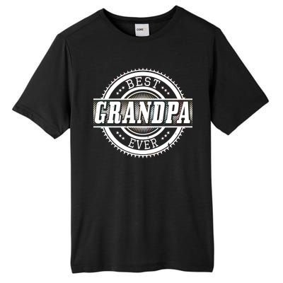 Best Grandpa Ever Tall Fusion ChromaSoft Performance T-Shirt