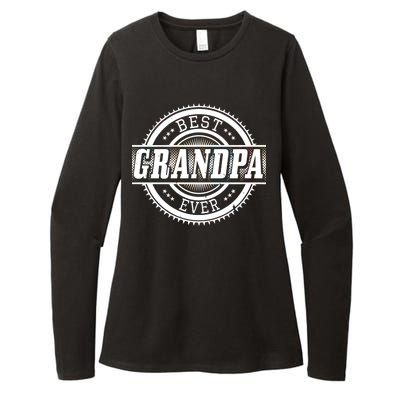 Best Grandpa Ever Womens CVC Long Sleeve Shirt