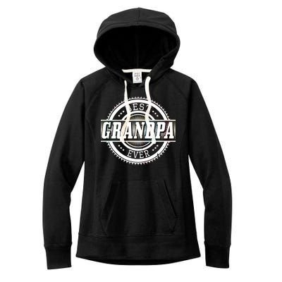 Best Grandpa Ever Women's Fleece Hoodie