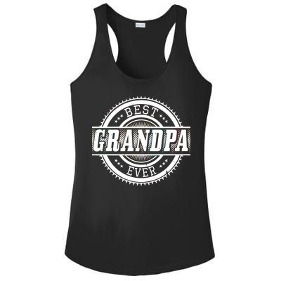 Best Grandpa Ever Ladies PosiCharge Competitor Racerback Tank