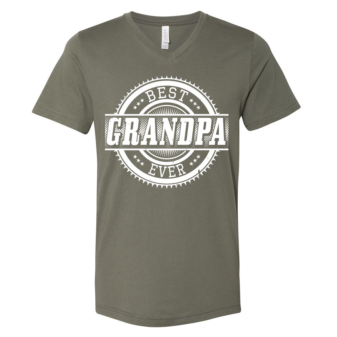 Best Grandpa Ever V-Neck T-Shirt