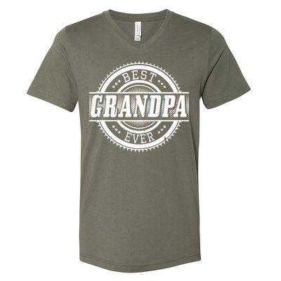 Best Grandpa Ever V-Neck T-Shirt