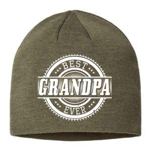 Best Grandpa Ever Sustainable Beanie