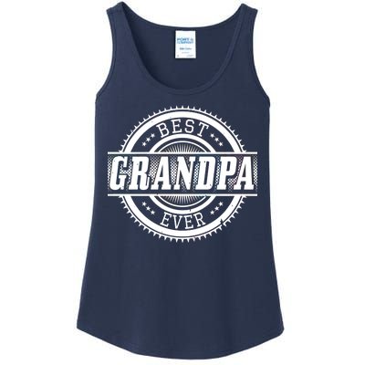 Best Grandpa Ever Ladies Essential Tank