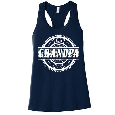 Best Grandpa Ever Women's Racerback Tank