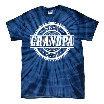 Best Grandpa Ever Tie-Dye T-Shirt