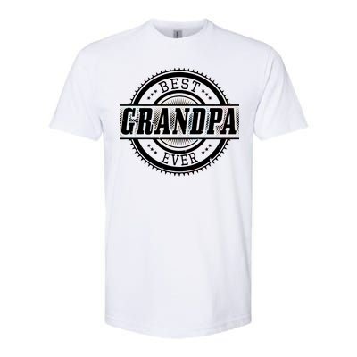 Best Grandpa Ever Softstyle CVC T-Shirt