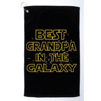 Best Grandpa In The Galaxy Golf Towel