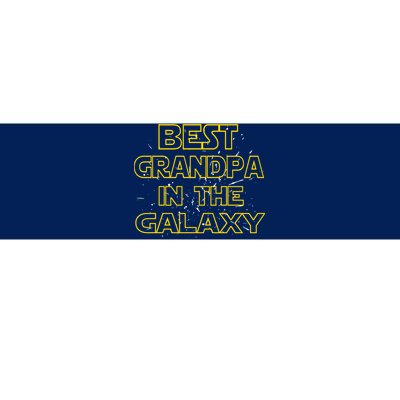 Best Grandpa In The Galaxy Bumper Sticker