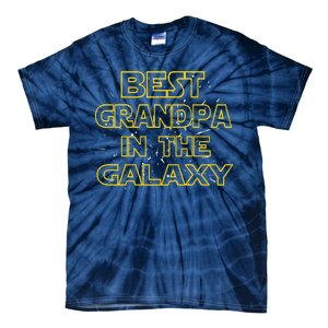 Best Grandpa In The Galaxy Tie-Dye T-Shirt