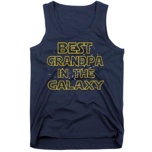 Best Grandpa In The Galaxy Tank Top