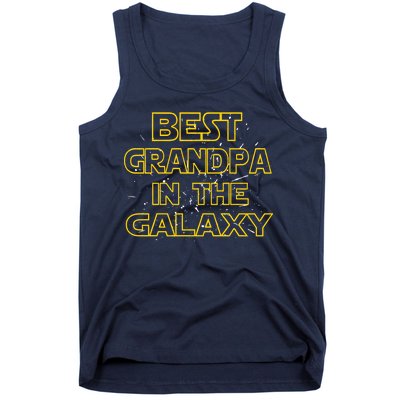 Best Grandpa In The Galaxy Tank Top