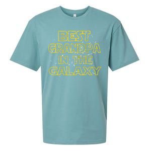 Best Grandpa In The Galaxy Sueded Cloud Jersey T-Shirt