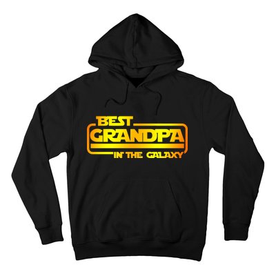 Best Grandpa In The Galaxy Funny Hoodie