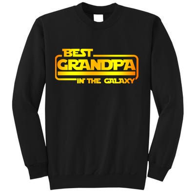 Best Grandpa In The Galaxy Funny Sweatshirt
