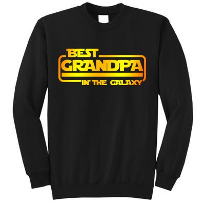 Best Grandpa In The Galaxy Funny Sweatshirt