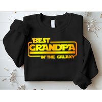 Best Grandpa In The Galaxy Funny Sweatshirt