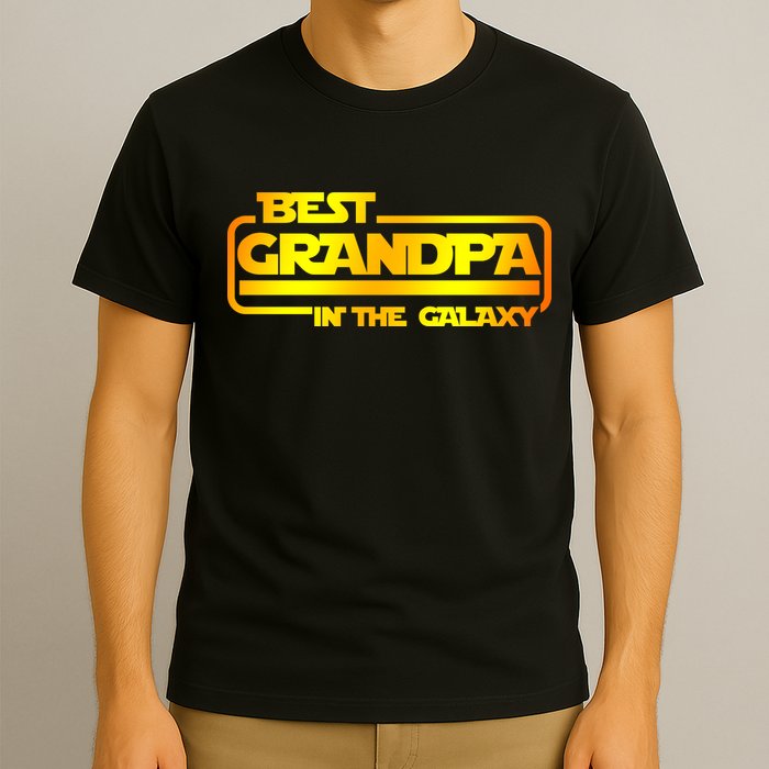 Best Grandpa In The Galaxy Funny T-Shirt