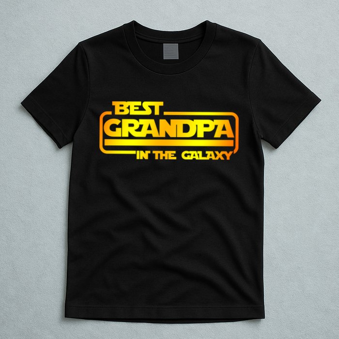 Best Grandpa In The Galaxy Funny T-Shirt