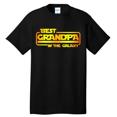 Best Grandpa In The Galaxy Funny Tall T-Shirt