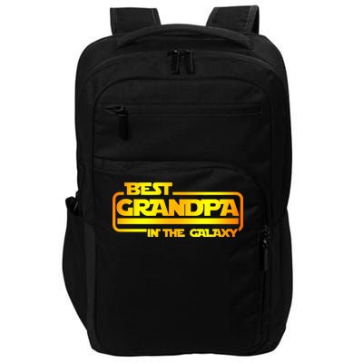 Best Grandpa In The Galaxy Funny Impact Tech Backpack